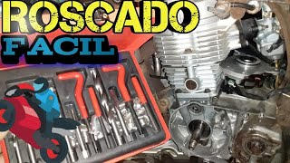 📌REPARA las ROSCAS de tú MOTO RÁPIDO🚀y un TIP 💯de la HERRAMIENTA que nadie te contó Helicoil INSERTO