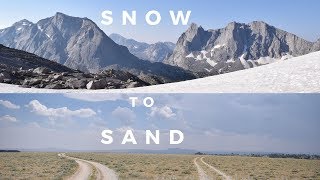 Snow to sand