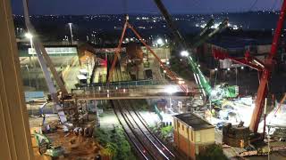 Market Gate Bridge Barnsley Town Centre Major Lifts Time Lapse Video