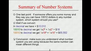 C++ VMK 1: Number Systems