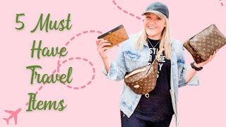 5 Must Have Travel Items || The Designer Babe