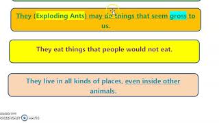 Grade 5 English Exploding Ants Part 1