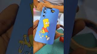 The Simpsons mobile wrap 🧜‍♂️ #simpsons #wrap #mobile #samsung #viral #follow #like