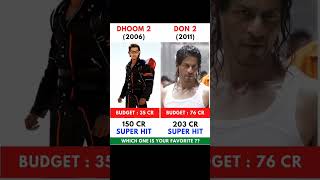 Dhoom 2 Vs Don 2 Movie Comparision || Box Office Collection #shorts #rlglawa #viral #don2 #dhoom2