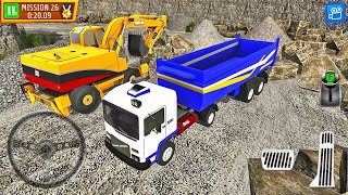 Quarry Driver 3 Giant Trucks - Heavy Dump Truck Driving - Giant Trucks Game video - Android Gameplay