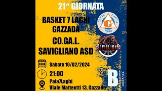 COELSANUS 7 LAGHI GAZZADA VS CO.GA.L. SAVIGLIANO ASD