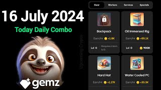 Gemz Daily combo Cards | Gemz Coin Daily Combo 16 JULY 2024