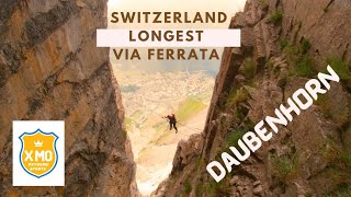 Switzerland longest via ferrata DAUBENHORN  2942m