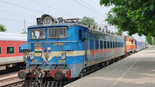 Double Power WAG 7 Engine ll Pull Havey waight friget train #indianrailways