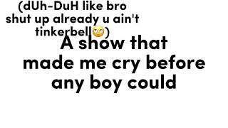 A show that made me cry before any boy could-?  || Why is this a trend?😭🤚🏻 ||