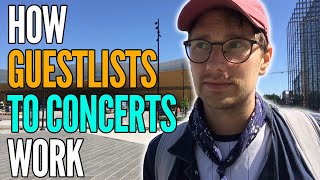 How GUESTLISTS to CONCERTS work