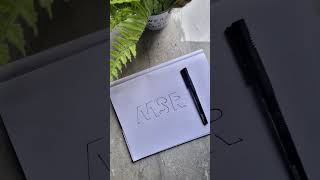 3d writing | 3d painting video | comment your names for next |#youtubeshorts #whiteboxmalayalam