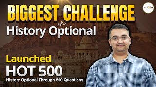 HOT 500 - UPSC History Optional Through 500 Questions. 🚀 Solving The Biggest Challenge | LevelUp IAS