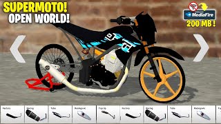 Bisa Modif🔥!! Game SuperMoto Terbaik 2024 Android Grafik HD Bisa BoreUP Open World Map Luas