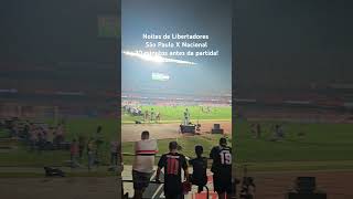 Noites de Libertadores São Paulo X Nacional30 minutos antes da partida! #classicopaulista #futebol