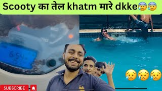 गर्मी सें बड़ा हाल enjoy in swimming 🏊‍♀️ pool || vlog no-18 😎😎 | thara bhai joginder Mil gya 😂