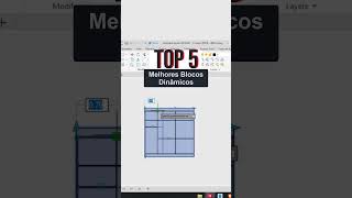 MELHORES BLOCOS DINÂMICOS #dynamicblocks #autocadshorts #arquitetura