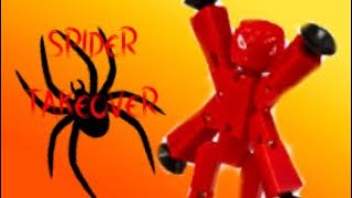 Spider Takeover | #stikbot | (stop motion animation)