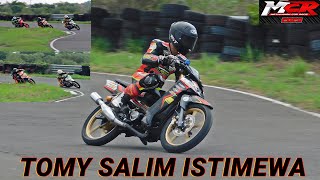 TOMMY SALIM TERDEPAN - BEBEK 2TAK STD 125cc MIX RIDER JATIM - FINAL MCR SIRKUIT GBT SURABAYA