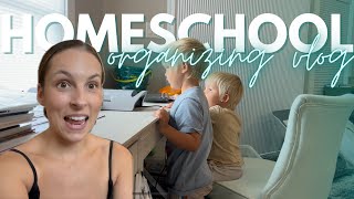 New EXTREME Organize With Me HOME SCHOOL stuff + plans for our homeschool year