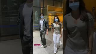 Siddharth Malhotra and Kiara Advani spotted at airport #ytshorts #bollywood