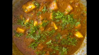 Paneer masala with many twist .without using fresh cream .Health advise don’t use non stick utensils