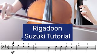 13. Rigadoon - Suzuki Cello Book 1 Tutorial by Cello Studio