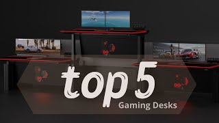 Best Shaped Gaming desks in 2024  | Top 5 | Great for Gaming Setups 🚀