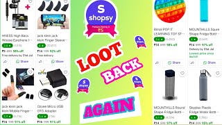 Shopsy New Loot Offer Today, Shopsy 5 Rupees, Shopsy Free Shopping