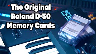 The Original Roland D-50 Memory Cards | Elusive and Expensive