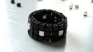 Beading Crafts - Miyuki Cubes Ring