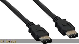 Cable Leader IEEE 1394a FireWire 400 6-pin to 6-pin (15 Foot (1 Pack), Black)