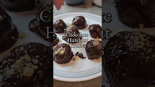 Chocolate Hazelnut Truffles #chocolate #truffle #hazelnut #vegan #dessert #glutenfree #holidays