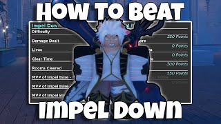 [GPO] The BEST Impel Down Raid Guide