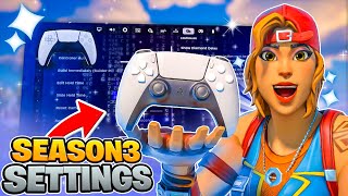 *NEW* BEST Season 3 Controller SETTINGS + Sensitivity! (PS4/PS5/Xbox/PC)