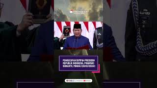 Pengambilan Sumpah Presiden Republik Indonesia, Prabowo Subianto