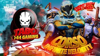 I UNLOCKED THE BRAND NEW | CORSO INFINITE VELOCITY SKIN | EPIC GAMEPLAY ( WARZONE MOBILE )