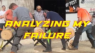 Analyzing a Failure while Chainsaw Racing