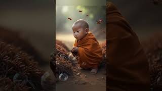 Little monk #littlemonk #cutelittlemonk #cute #shorts