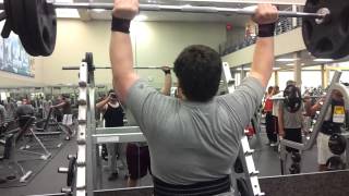 265x3 push press