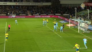 Randers FC - Brøndby IF 9/10-2022 / Simon Hedlund scorer til 2-2