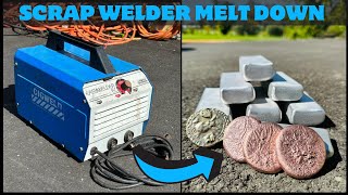 Scrap Welder Melt Down - Медь, латунь, алюминий - ASMR Плавка металла - Trash To Treasure -BigStackD