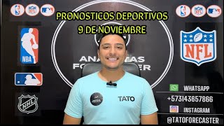 PRONOSTICOS DEPORTIVOS GRATIS HOY 9 DE NOVIEMBRE #nba FREE PICKS - PARLEY GRATIS FUTBOL PARLAY NBA