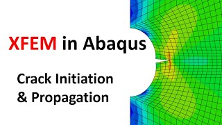 XFEM in Abaqus: Crack initiation and propagation in hole plate