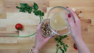 Homemade hummus recipe