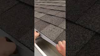 DIY EXTENDED DRIP EDGE fix! Water between gutter and fascia fix! Better quality on my videos! #short