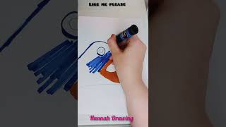 How to draw by hand?part1🤚||#shorts