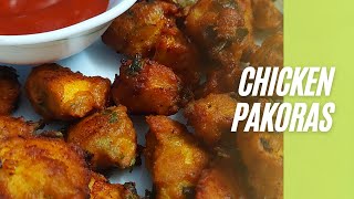 Chicken Pakoras | How to Make Chicken Pakora Recipe | Spicy Chicken Fritters