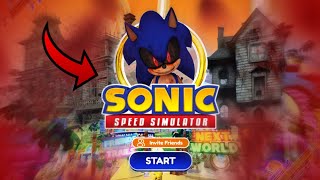 🩸SONIC.EXE in HALLOWEEN UPDATE in Sonic Speed Simulator... - Roblox