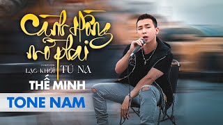 KARAOKE | Cành Hồng Mờ Phai - Tú Na | Tone Nam - Thế Minh | Thương Thay Phận Hồng Nhan....